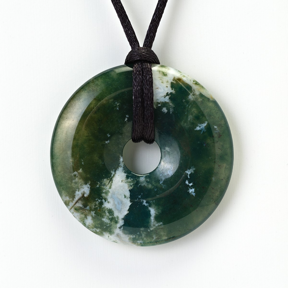 EE Scalar Charged Medallion Moss Agate - Image 3