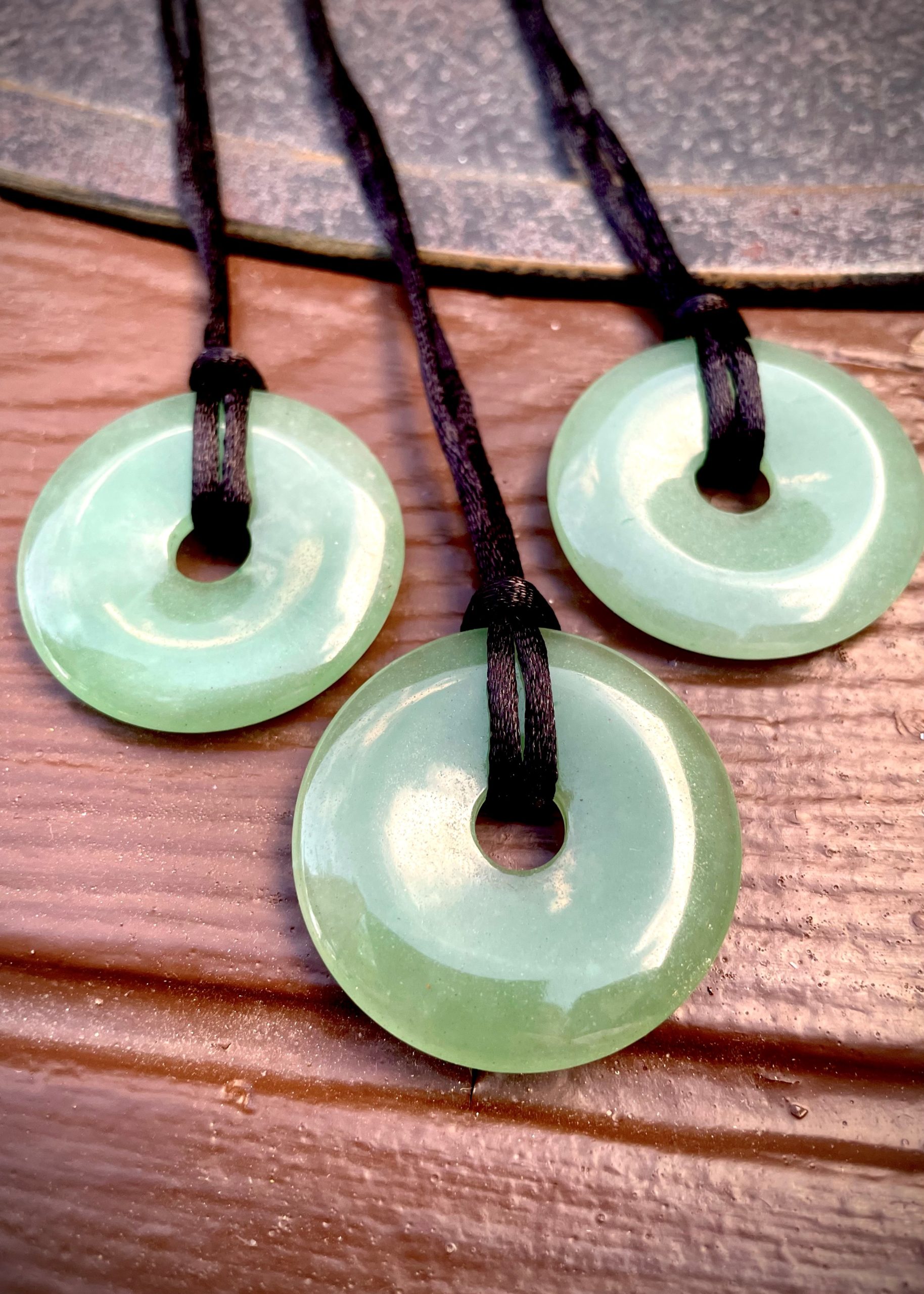 EE Scalar Charged Medallion Aventurine