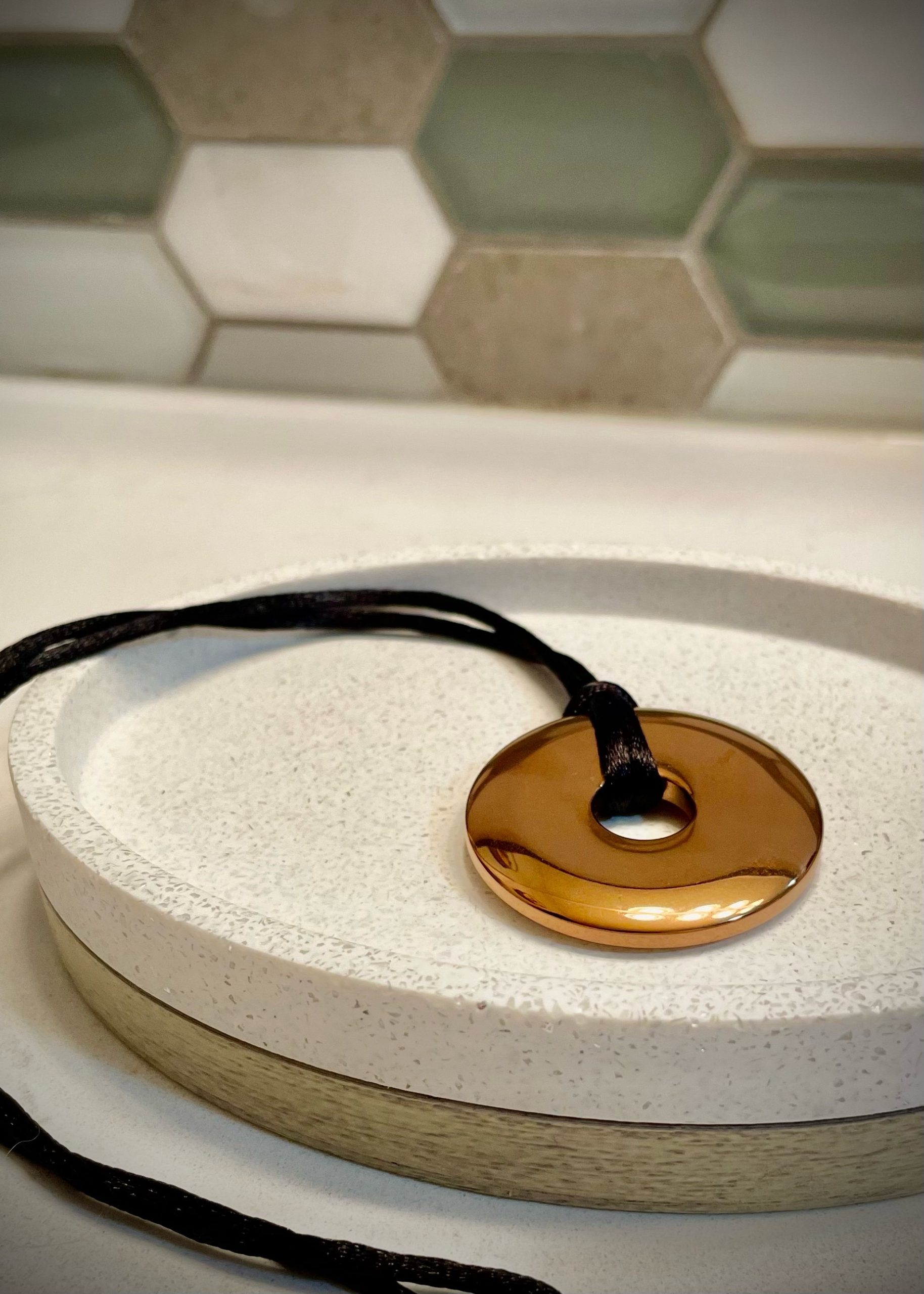 EE Scalar Charged Medallion Hematite (Copper)