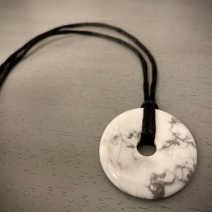 EE Scalar Charged Medallion Howlite