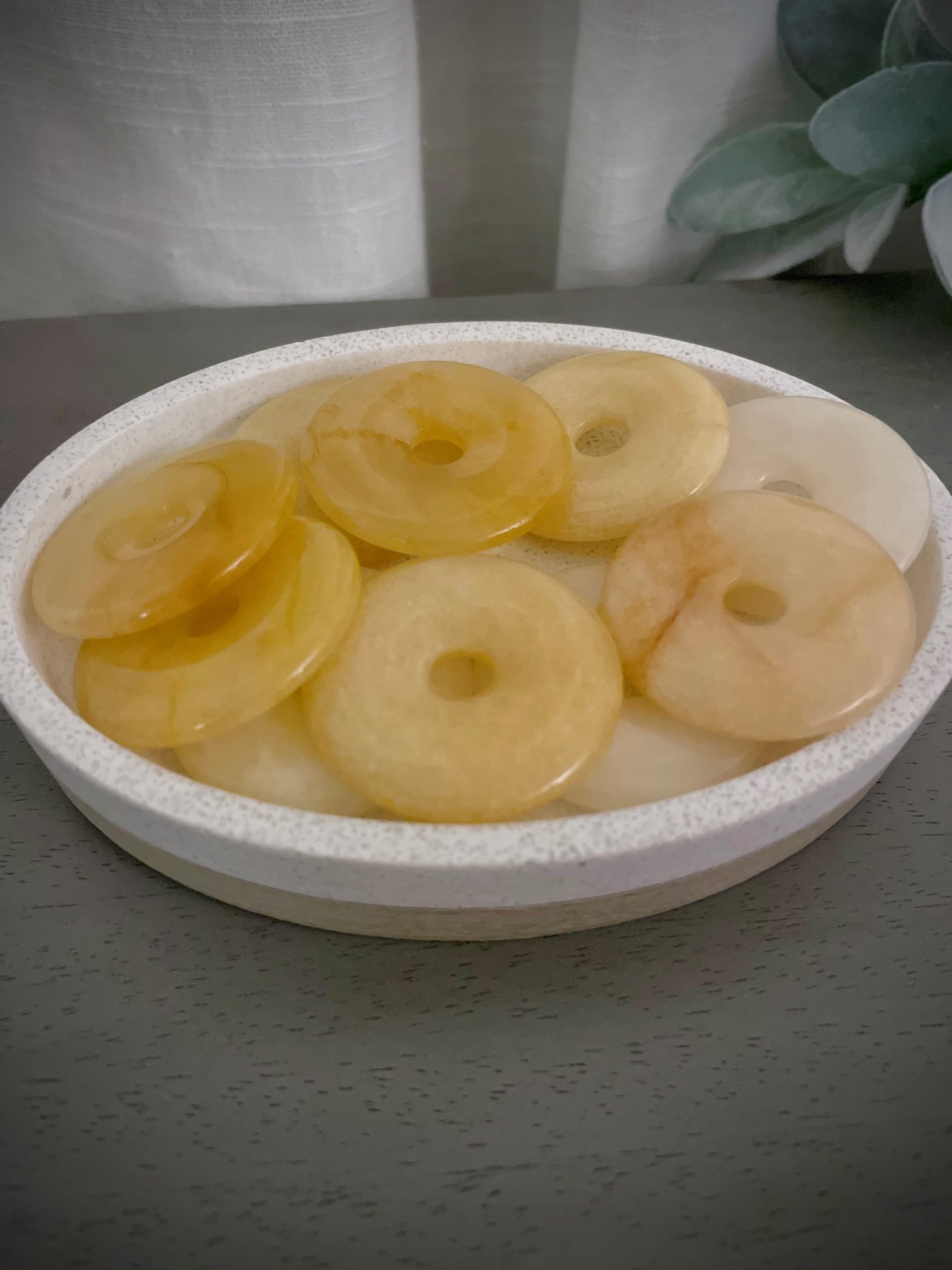 EE Scalar Charged Medallion Yellow Jade - Image 2