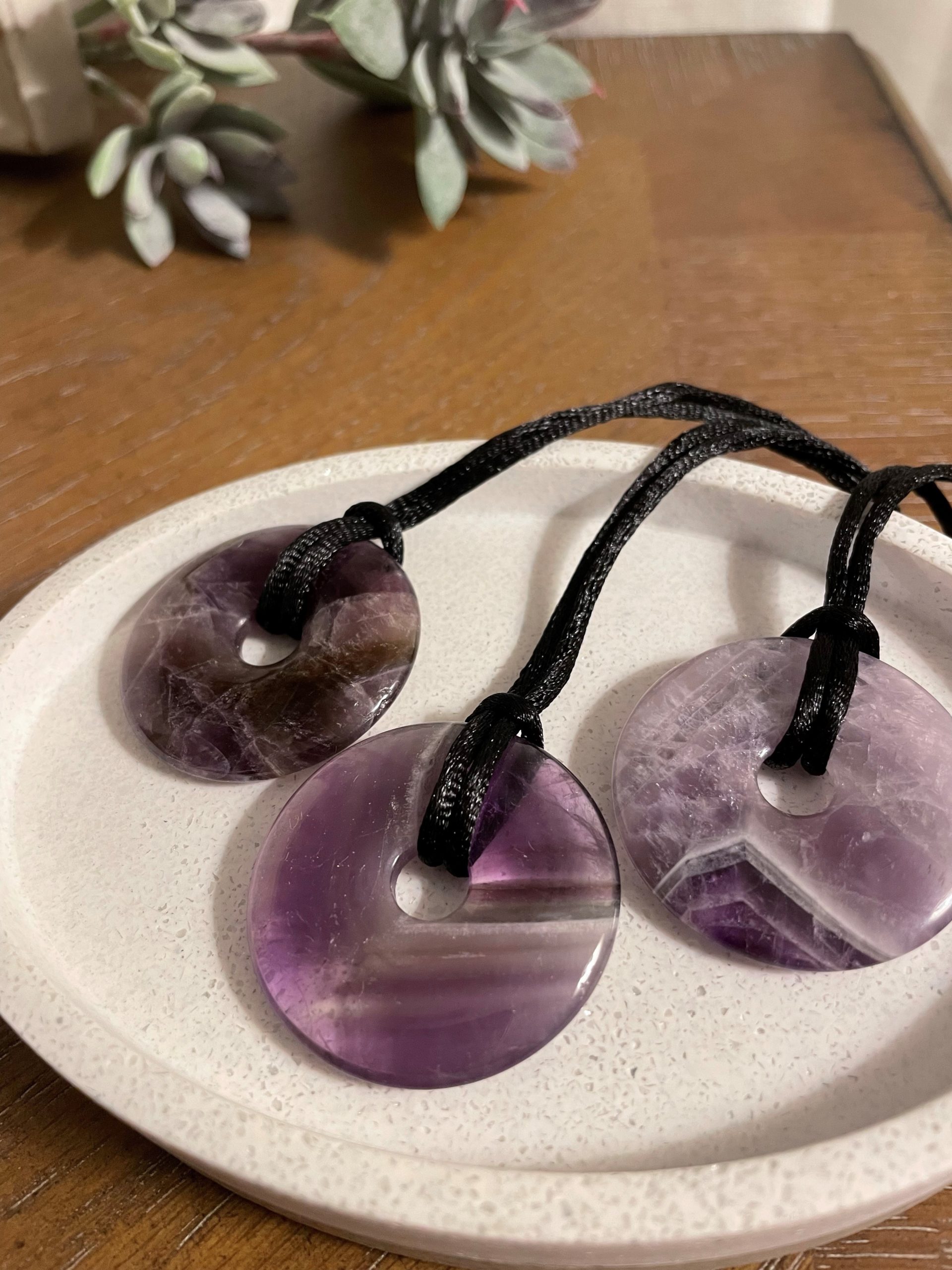 EE Scalar Charged Medallion Amethyst