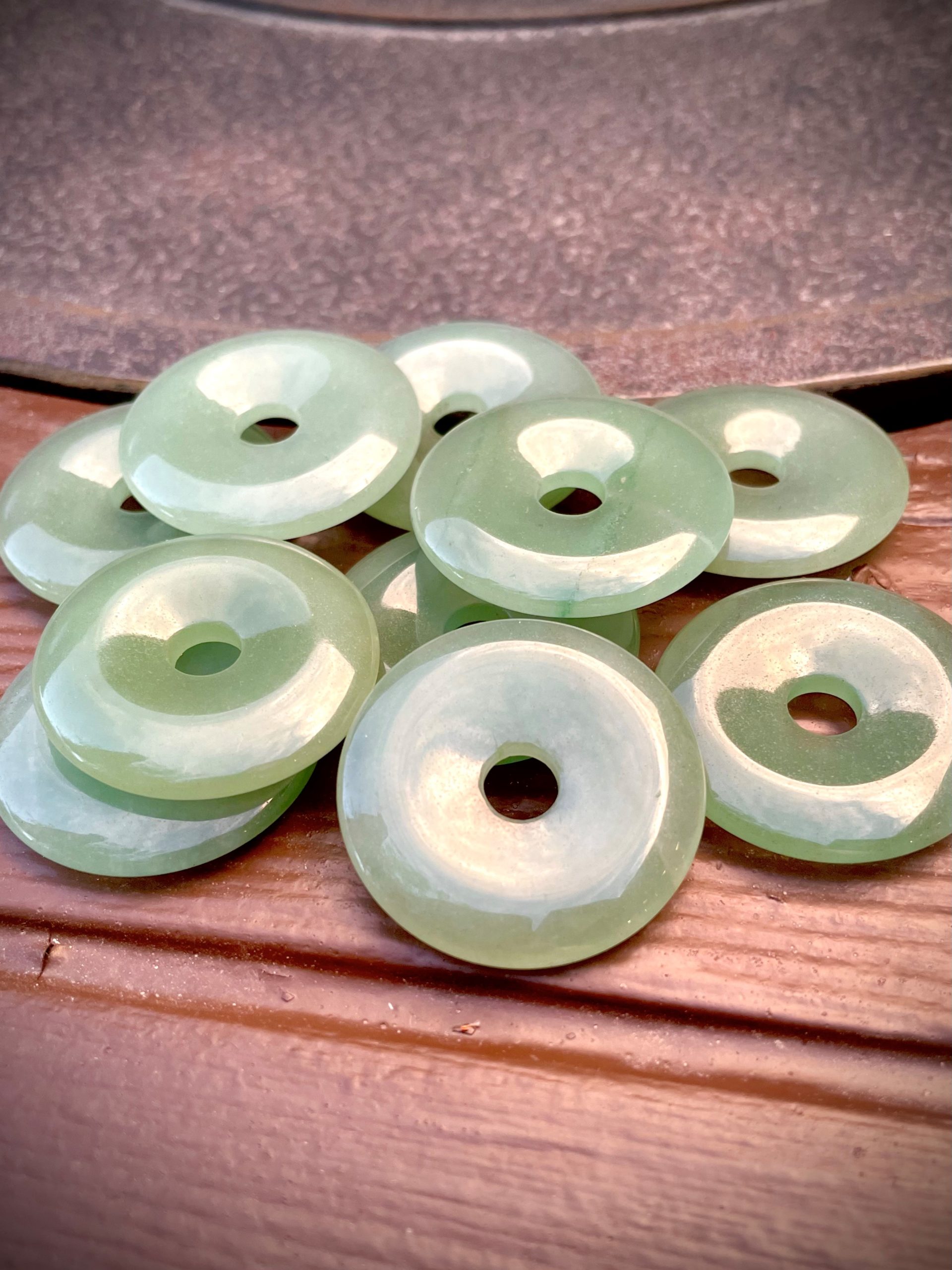 EE Scalar Charged Medallion Aventurine - Image 2