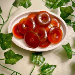 EE Scalar Charged Medallion Carnelian