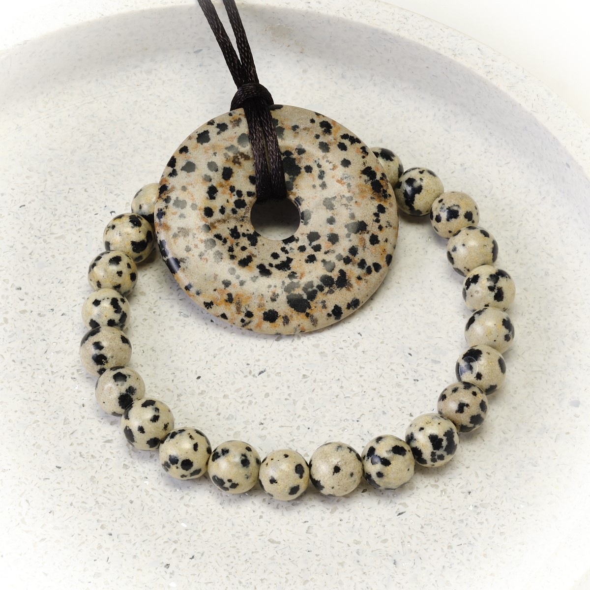 EE Scalar Charged Bracelet - Dalmatian Jasper - Image 3