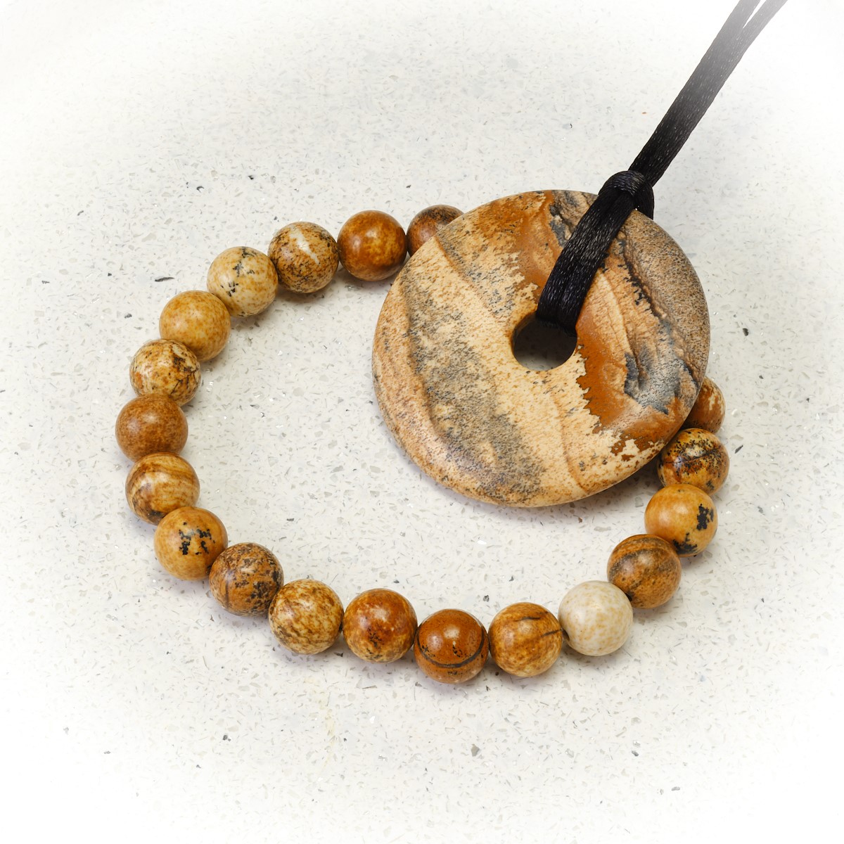 EE Scalar Charged Bracelet - Picture Jasper - Image 4