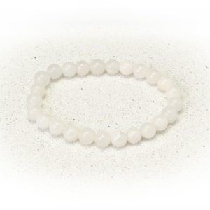 EE Scalar Charged Bracelet - White Jade