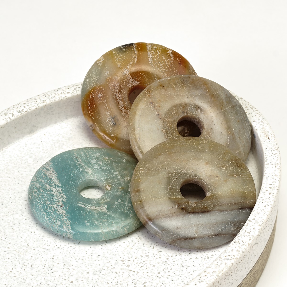 EE Scalar Charged Medallion Blue-Toned Amazonite - Image 2