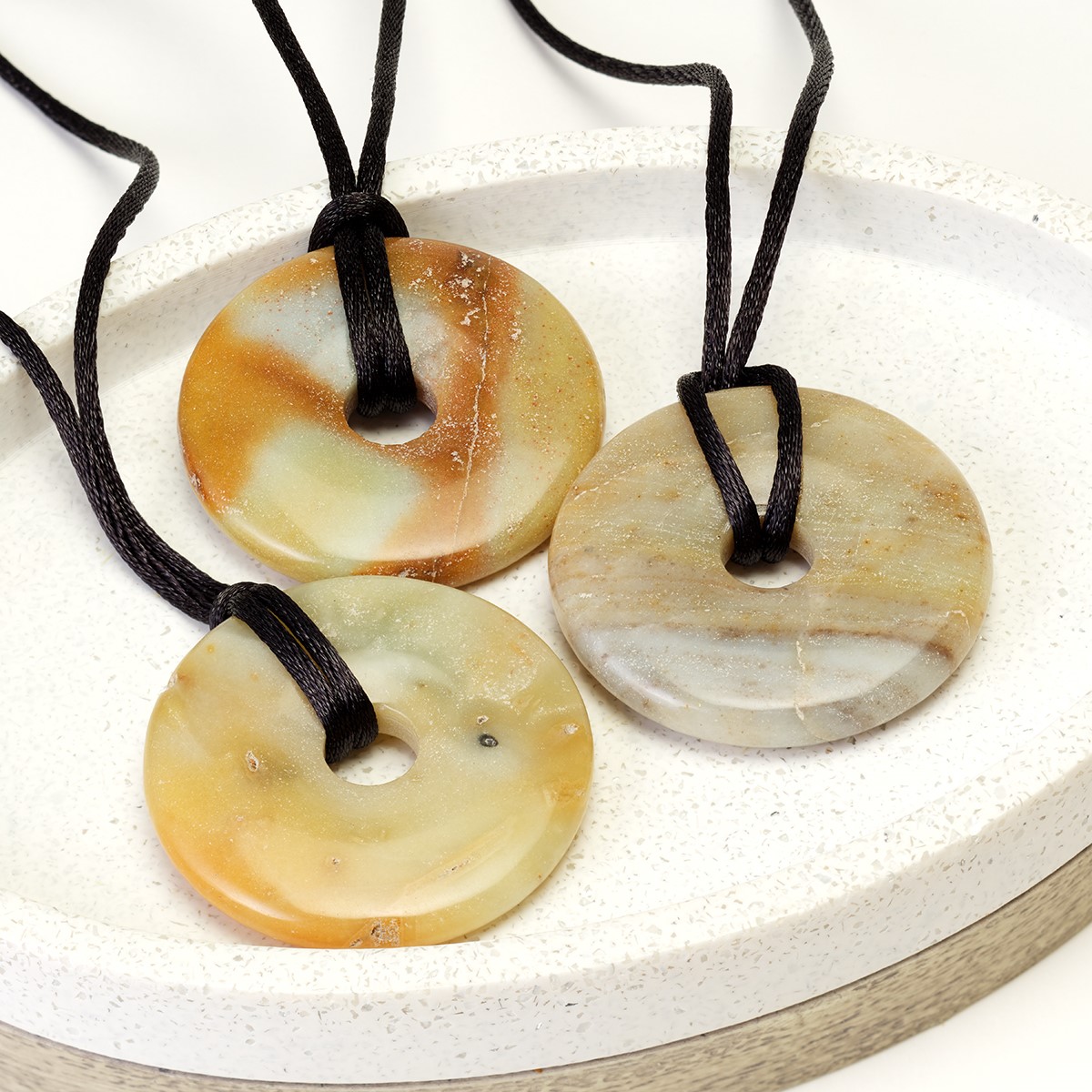 EE Scalar Charged Medallion Blue-Toned Amazonite