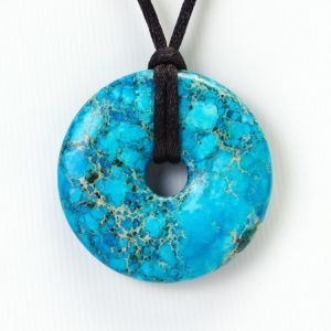 EE Scalar Charged Medallion Sea Sediment Jasper Light Blue