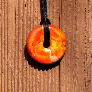 EE Scalar Charged Medallion Sea Sediment Jasper Orange