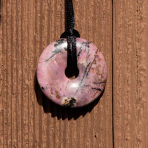 EE Scalar Charged Medallion Rhodonite