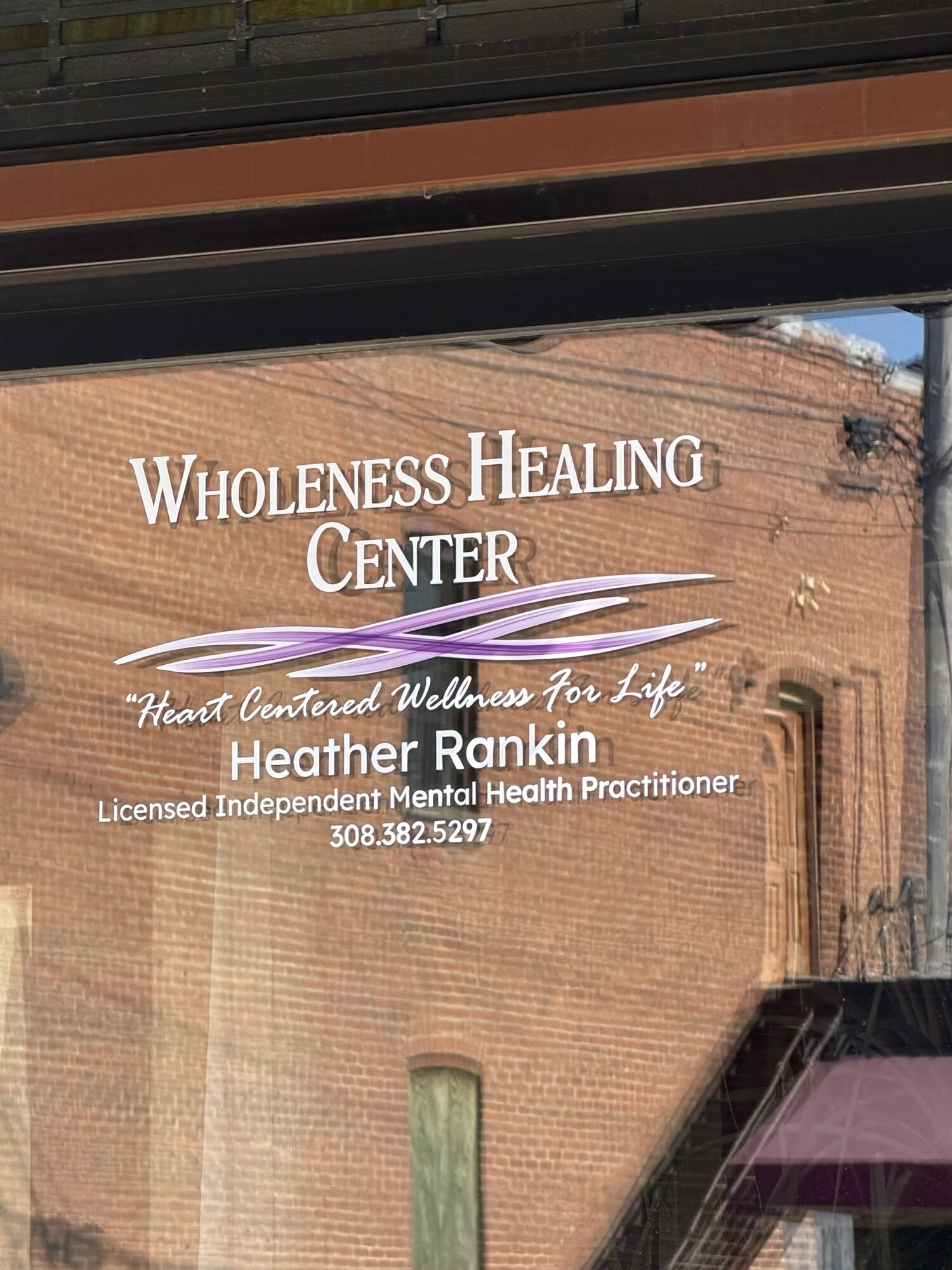 Waiting area at Wholeness Healing Center Albion location