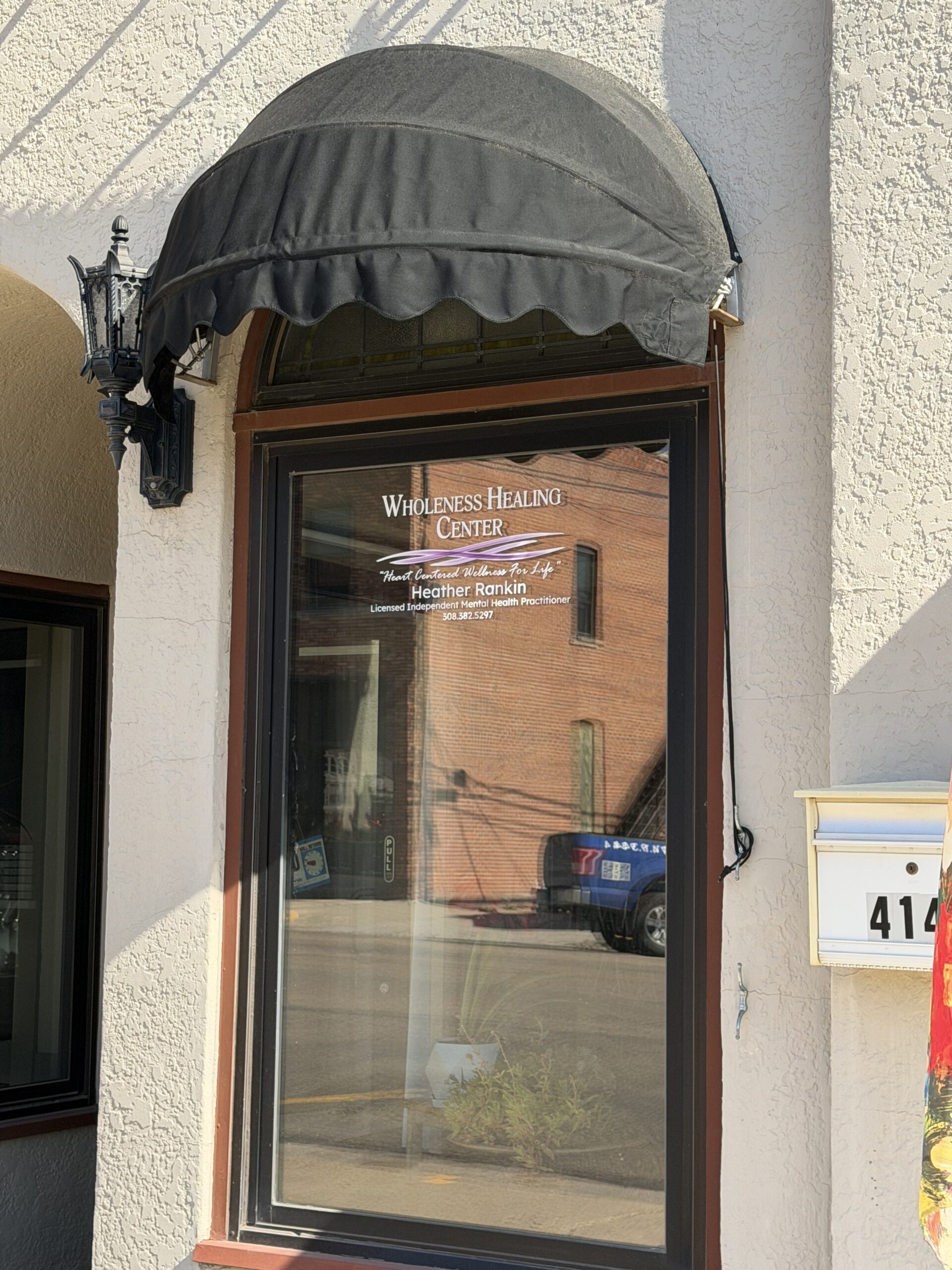 Exterior of Wholeness Healing Center office in Albion Nebraska