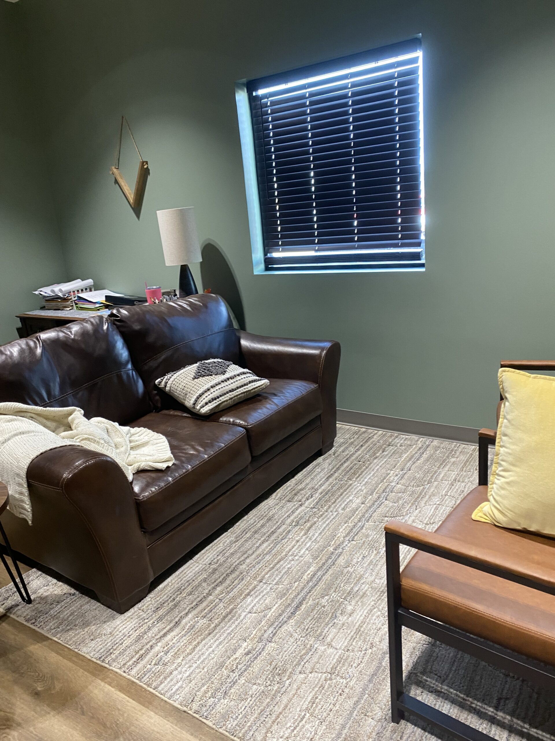 Waiting area in Ord office