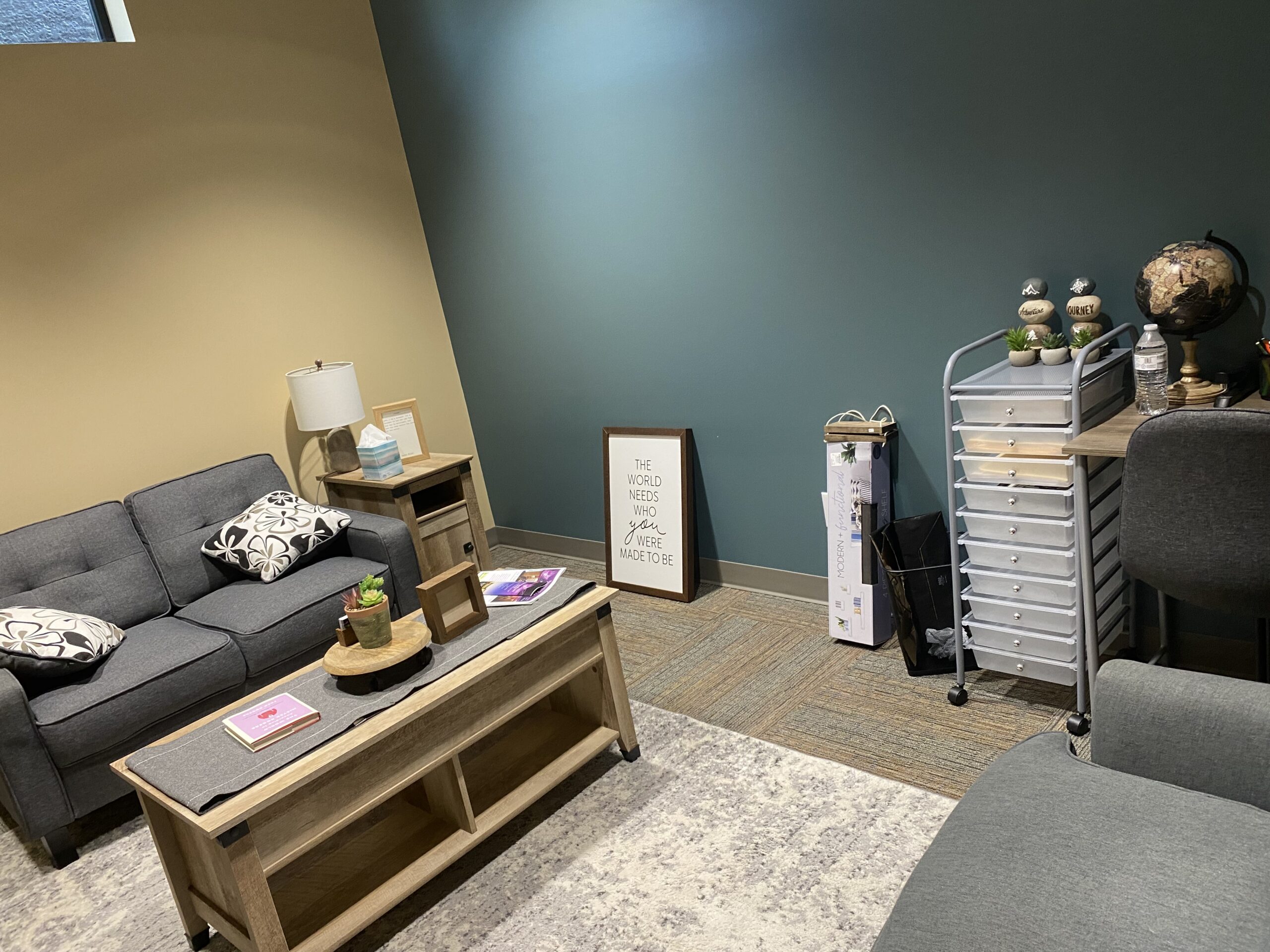 Therapy room in Ord office