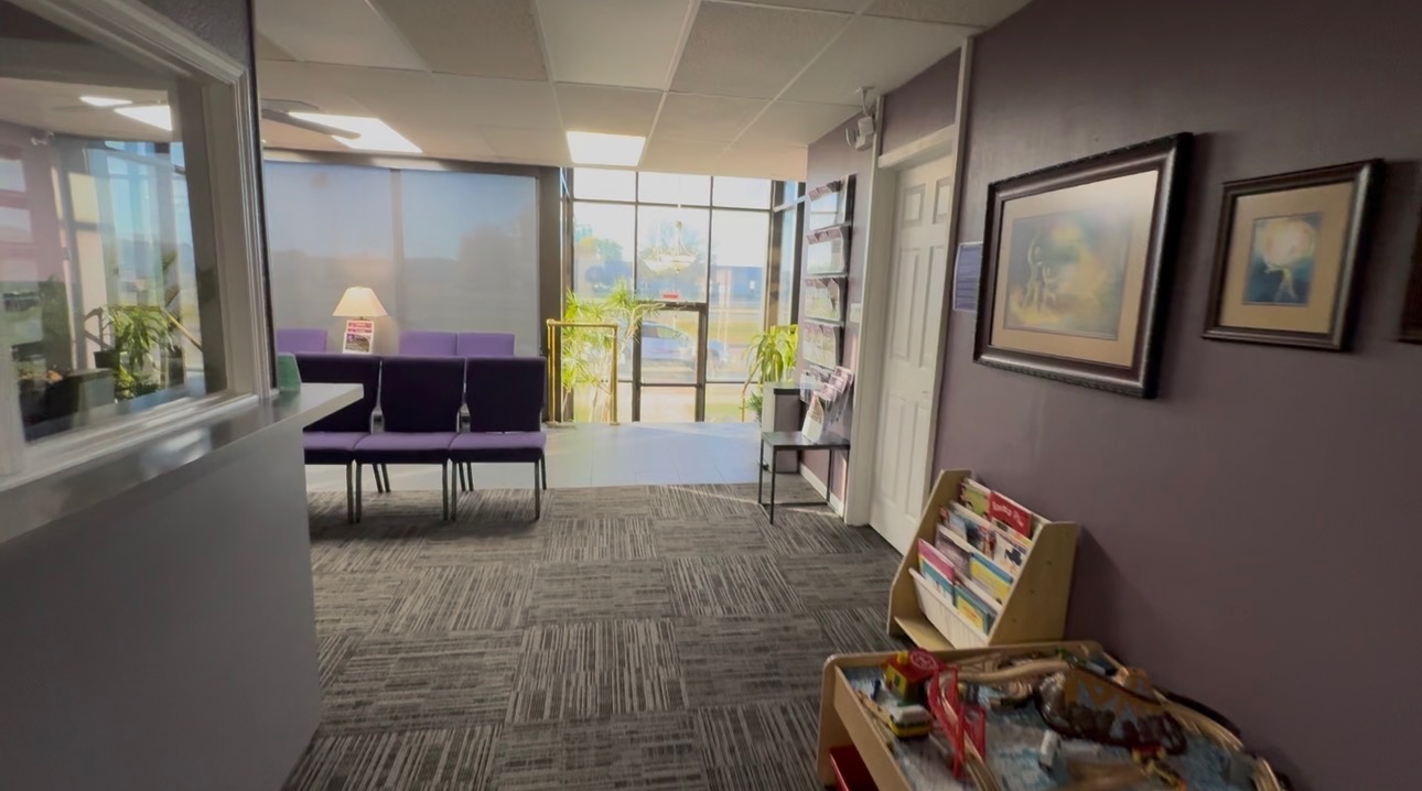 Waiting area in Grand Island office
