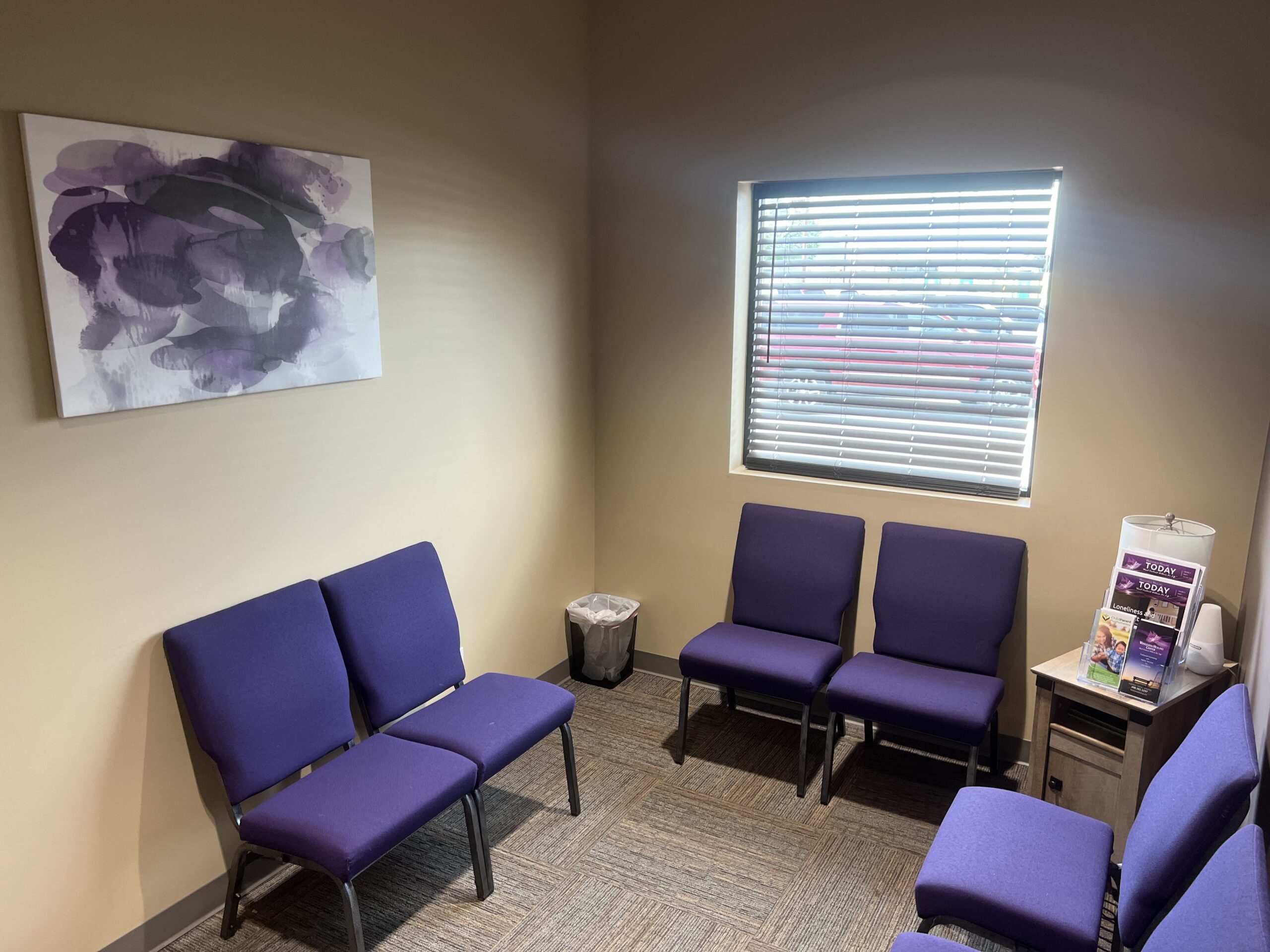 Waiting area in Ord office