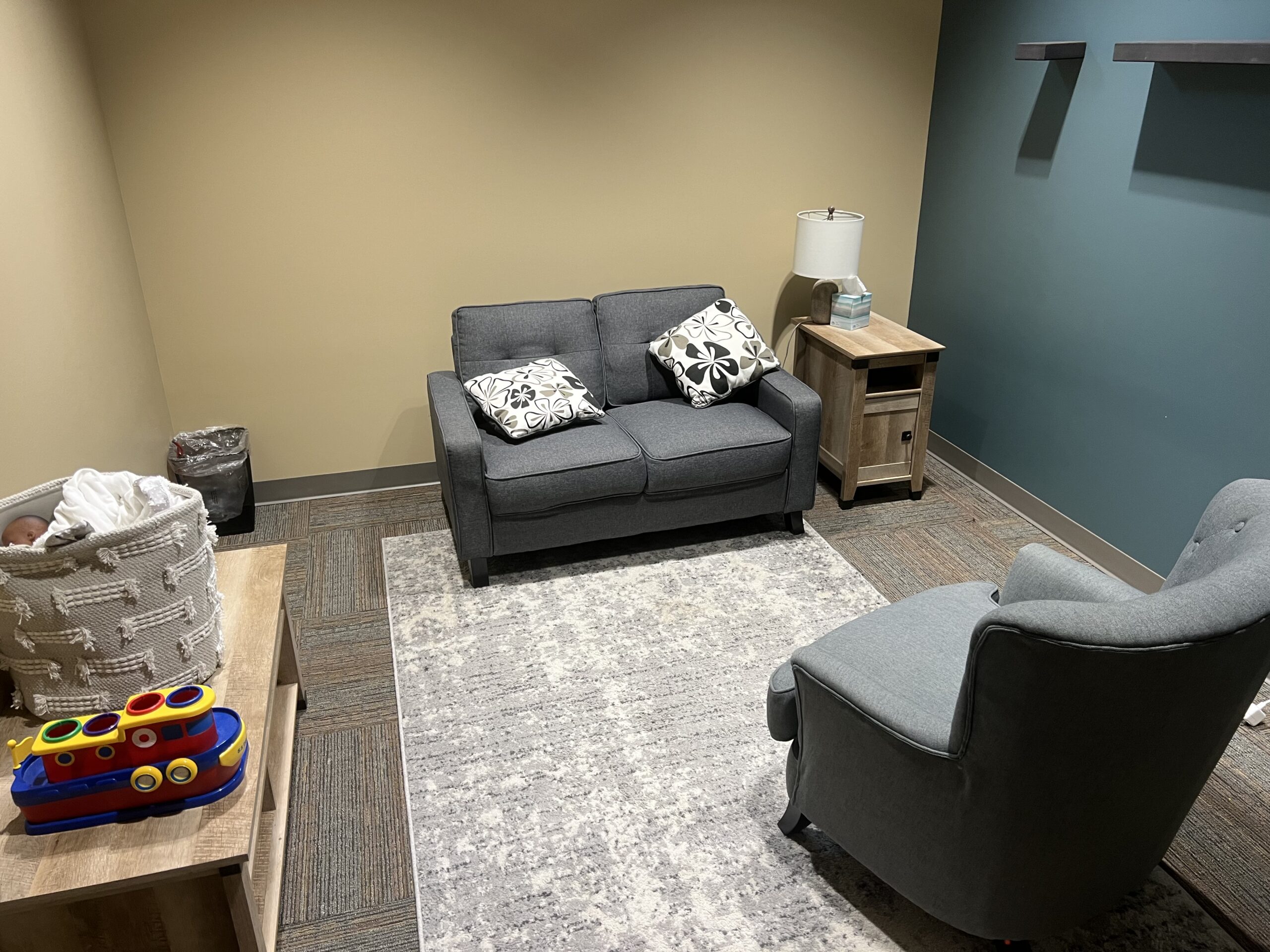 Therapy room at Wholeness Healing Center Ord NE